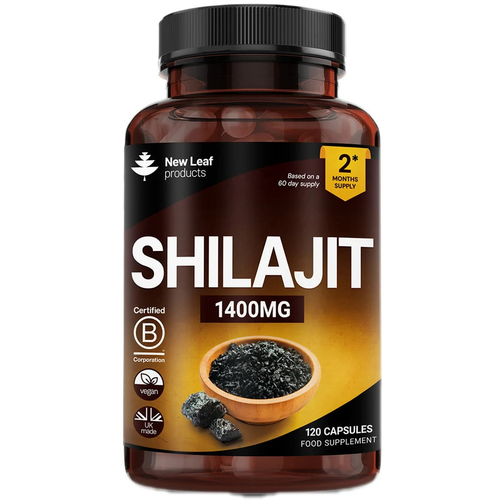 NEW LEAF - Shilajit - 120 Capsules