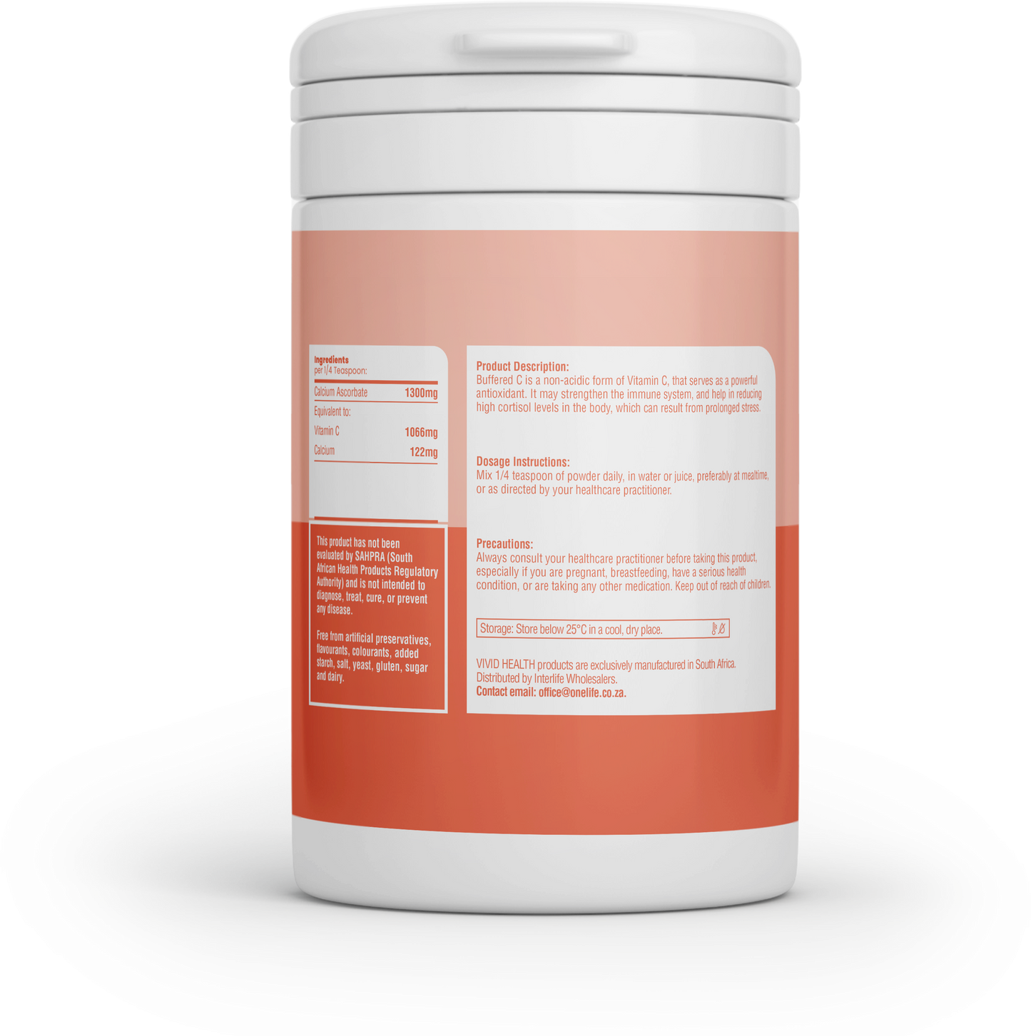 VIVID HEALTH - IMMUNE - Buffered C 150g | One Life Health
