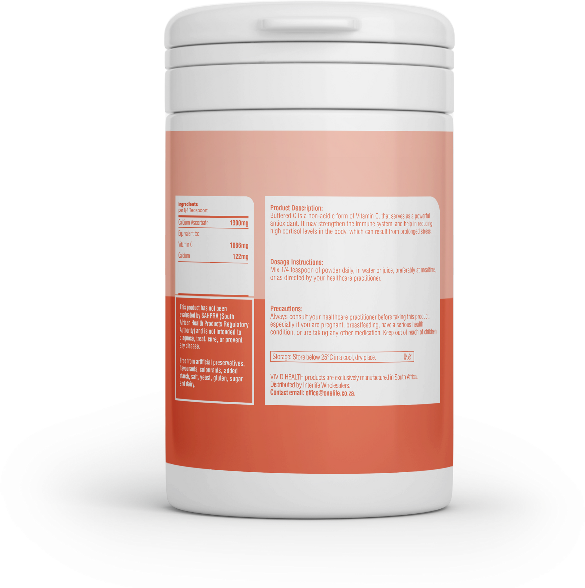 VIVID HEALTH - IMMUNE - Buffered C 150g | One Life Health