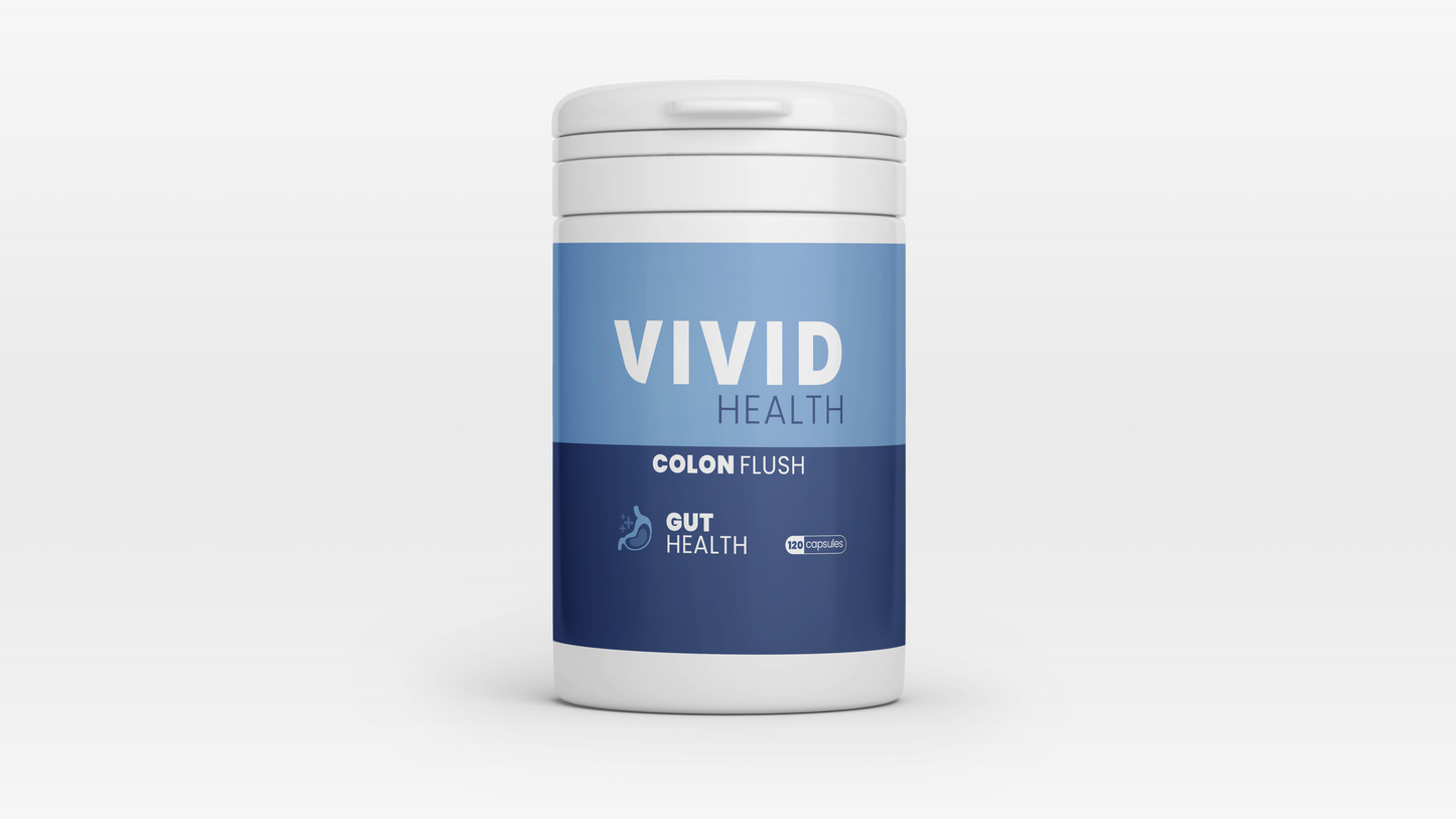 VIVID HEALTH - GUT HEALTH - Colon Flush 120 Capsules | One Life Health