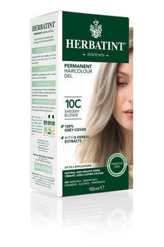 NATURE’S COLOURS - Herbatint Permanent Colour - 10C Swedish Blonde