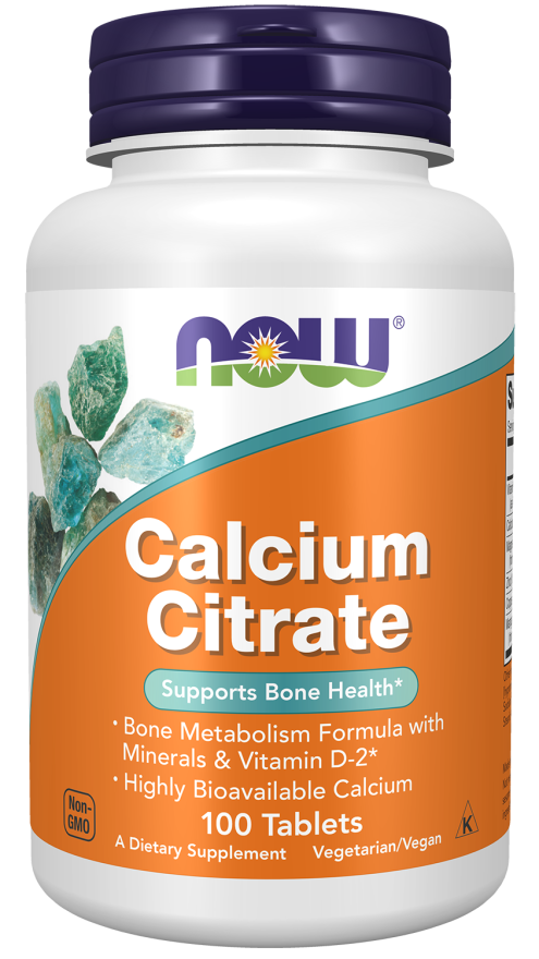 NOW® - Calcium Citrate - 100 Tablets | One Life Health