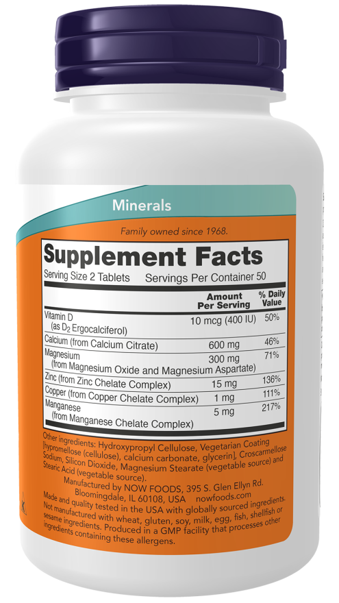 NOW® - Calcium Citrate - 100 Tablets | One Life Health