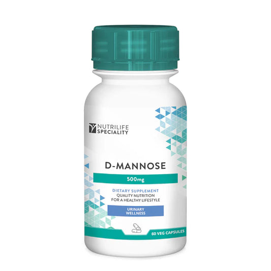 NUTRILIFE - D-Mannose - 60 Veg Capsules | One Life Health