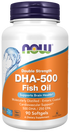 NOW® - DHA-500 Fish Oil Double Strength - 90 Softgels