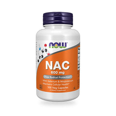 NOW® - NAC 600 mg - 100 Veg Capsules
