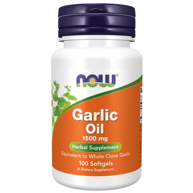 NOW - Garlic Oil 1500 mg - 100 Softgels | One Life Health
