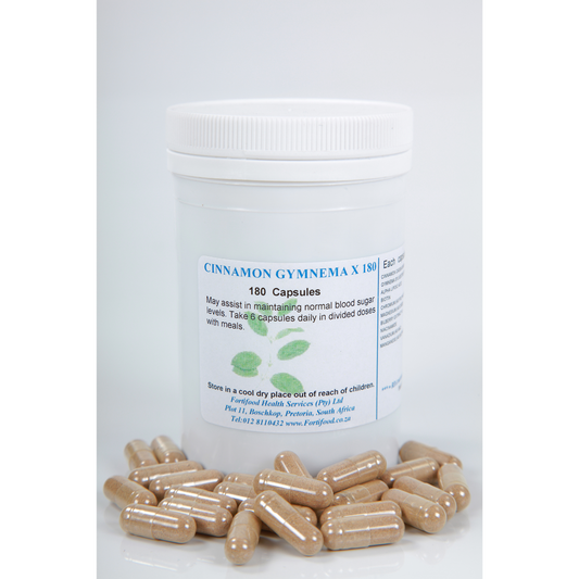 FORTIFOOD - Cinnamon Gymnema - 180 Capsules | One Life Health