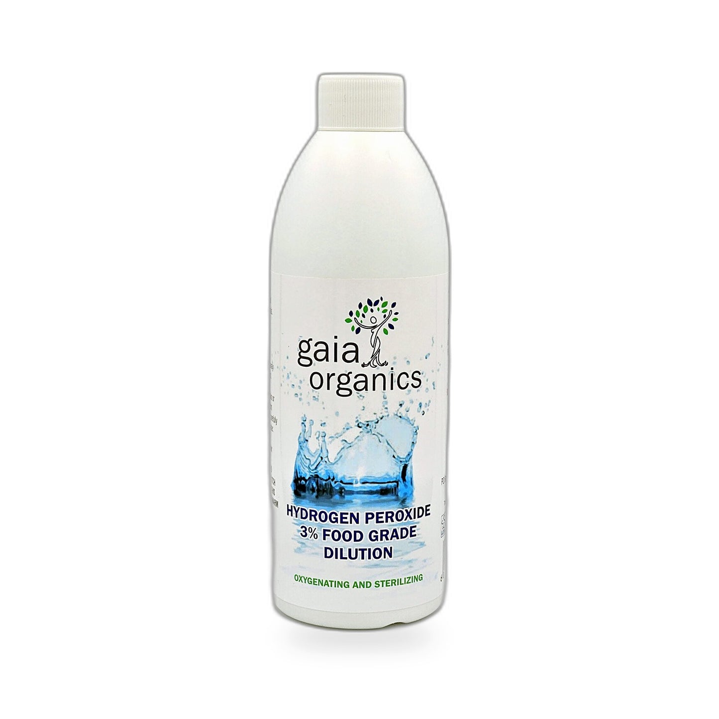 Gaia Organics - Hydrogen Peroxide 3% Food Grade Dilution 500Ml