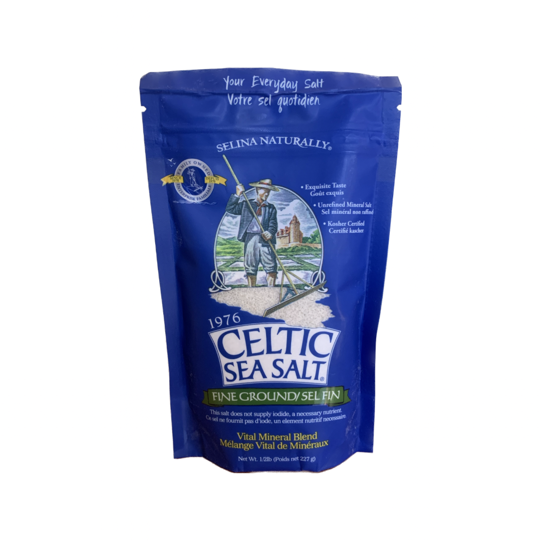 INVINCIBLE LIVING - Celtic Salt Fine Ground - 227g | One Life Health