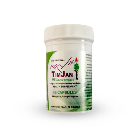 TIM JAN - Aloe Ferox - 45 Veg Capsules | One Life Health
