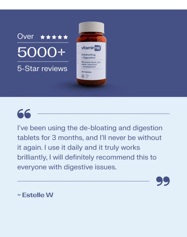 VitaminMe - Debloating + Digestion - 30 Tablets