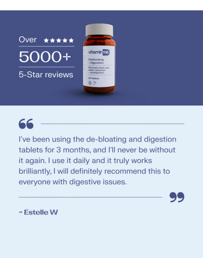 VitaminMe - Debloating + Digestion - 30 Tablets