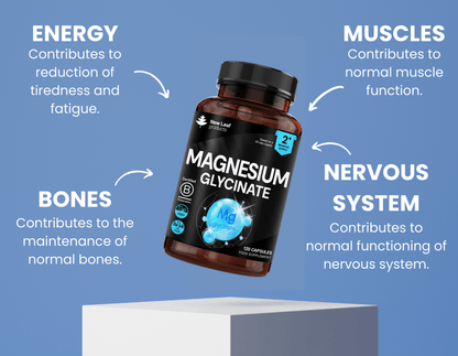 NEW LEAF - Magnesium Glycinate - 120 Capsules