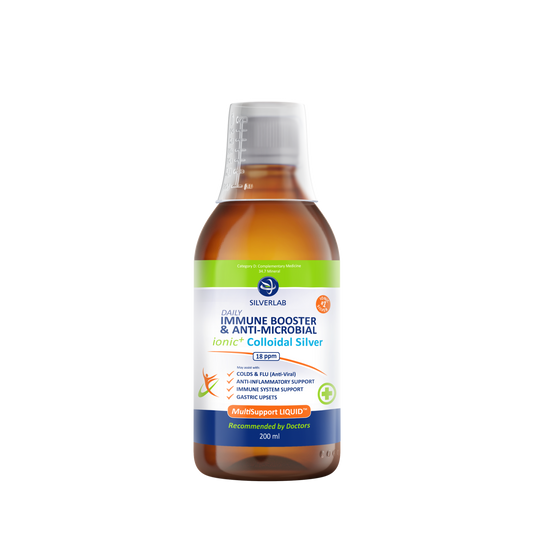 SILVERLAB - IONIC⁺ COLLOIDAL SILVER LIQUID 200 ML | One Life Health