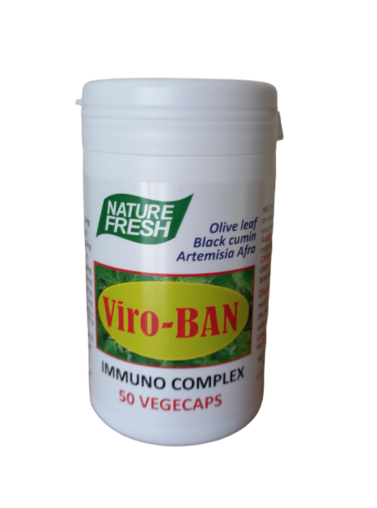 NATURE FRESH - Viro-Ban -  50 Veg Capsules | One Life Health