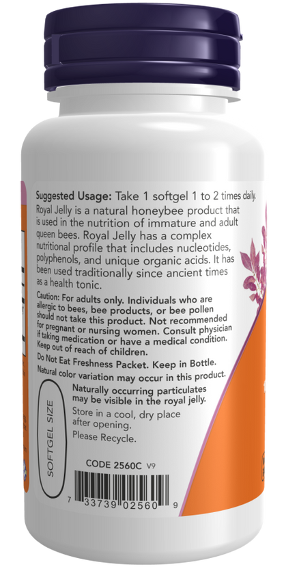 NOW® - Royal Jelly 1000 mg - 60 Softgels | One Life Health