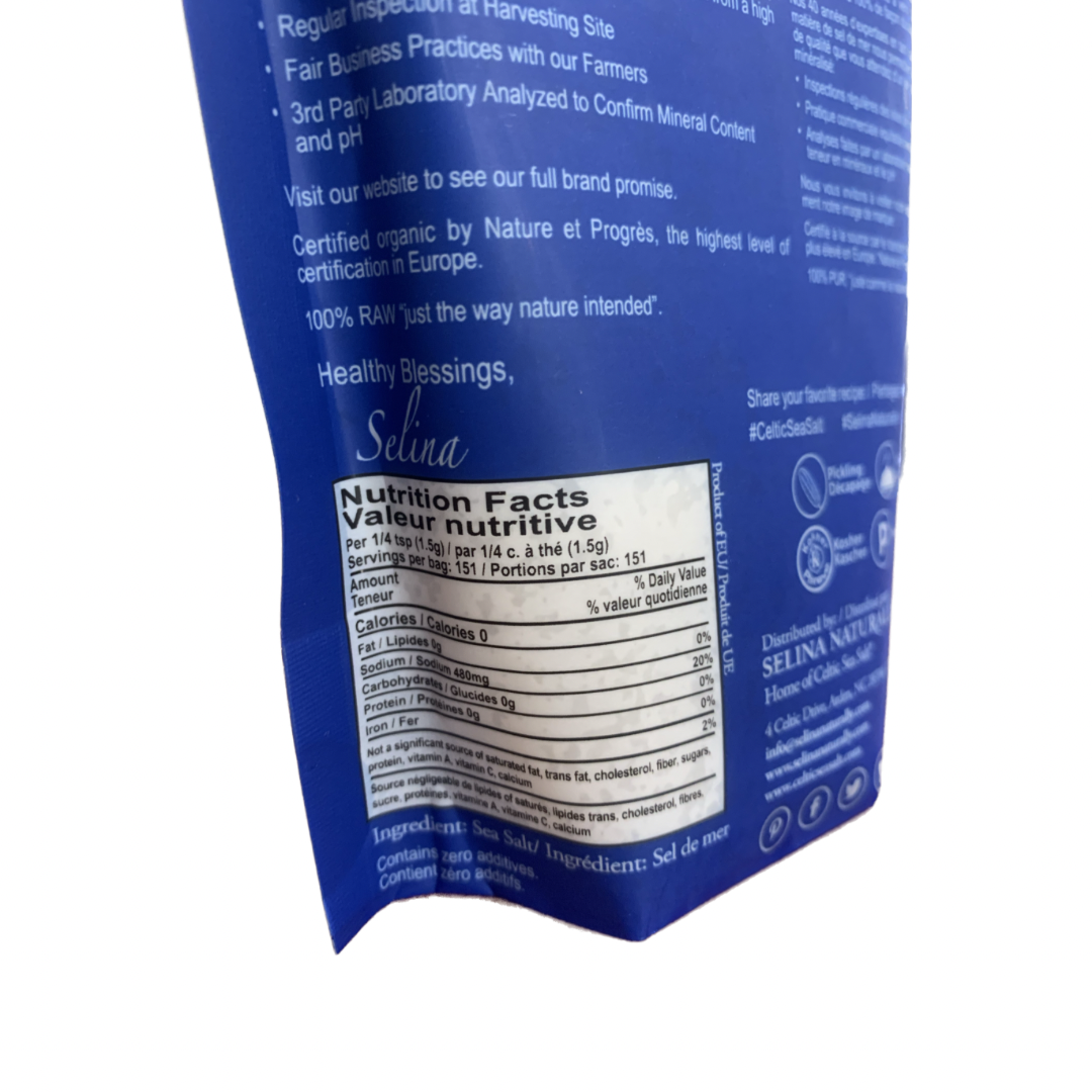 INVINCIBLE LIVING - Celtic Salt Light Grey Course - 227g | One Life Health