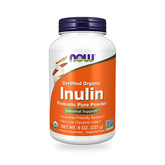 Now® - Inulin Prebiotic Pure Powder Organic - 227G