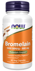 NOW® - Bromelain 500 mg - 60 Veg Capsules