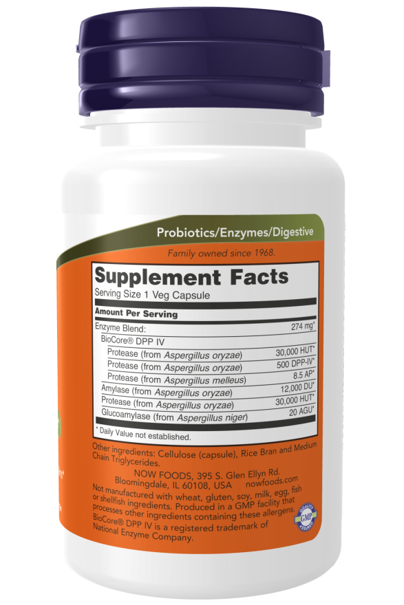NOW® - Gluten Digest - 60 Veg Capsules | One Life Health