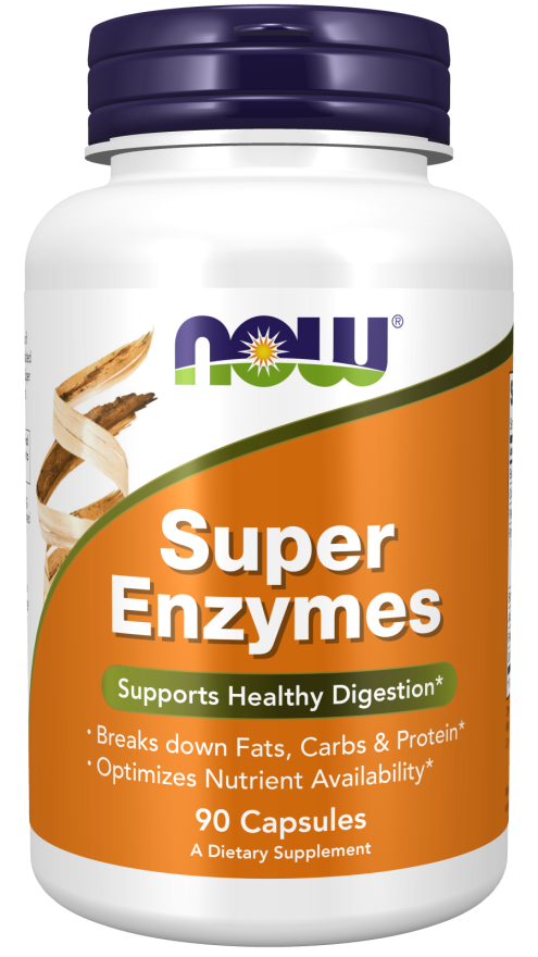 NOW® - Super Enzymes - 90 Veg Capsules | One Life Health