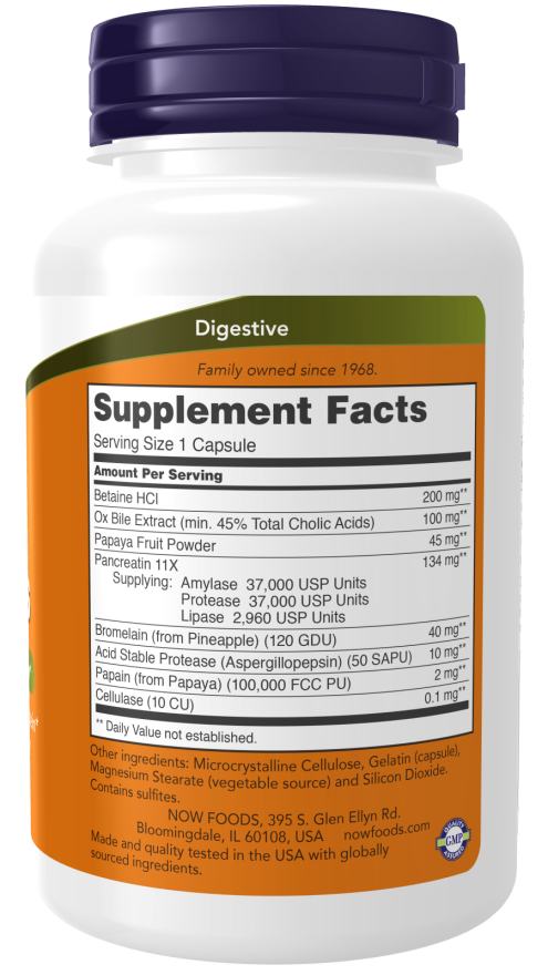 NOW® - Super Enzymes - 90 Veg Capsules | One Life Health