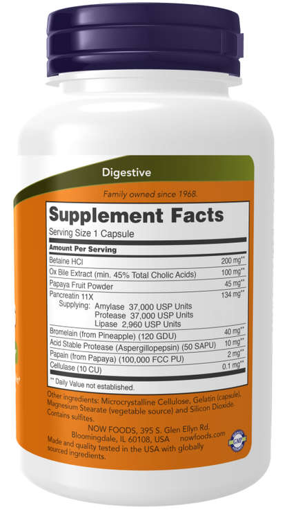 NOW® - Super Enzymes - 90 Veg Capsules | One Life Health