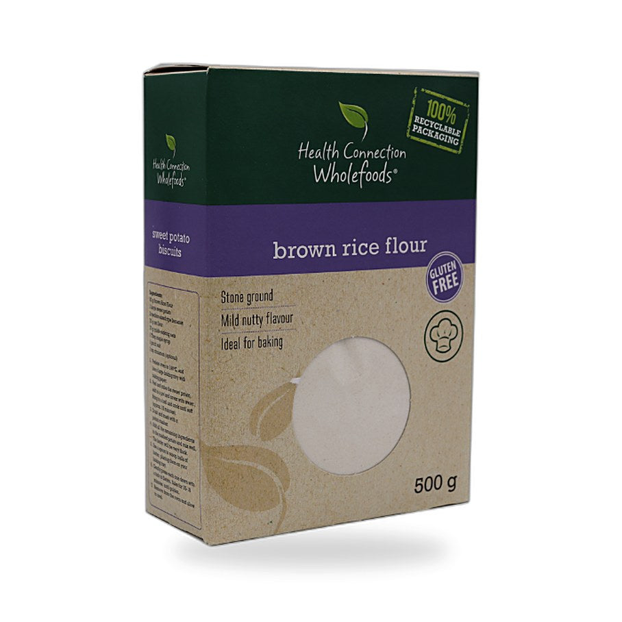 Health Connection Wholefoods - Brown Rice Flour Stoneground - 500G