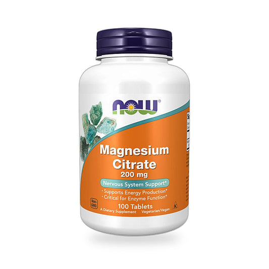 Now® Magnesium Citrate 200 Mg - 100 Tablets