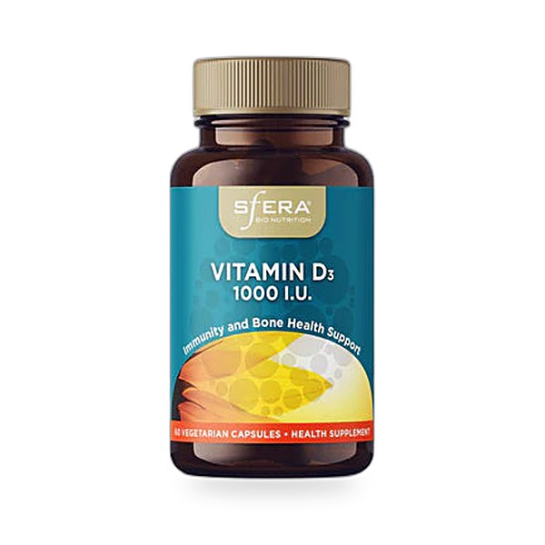 Sfera Bio Nutrition - Vitamin D3 1000Iu With Mct 60 Capsules