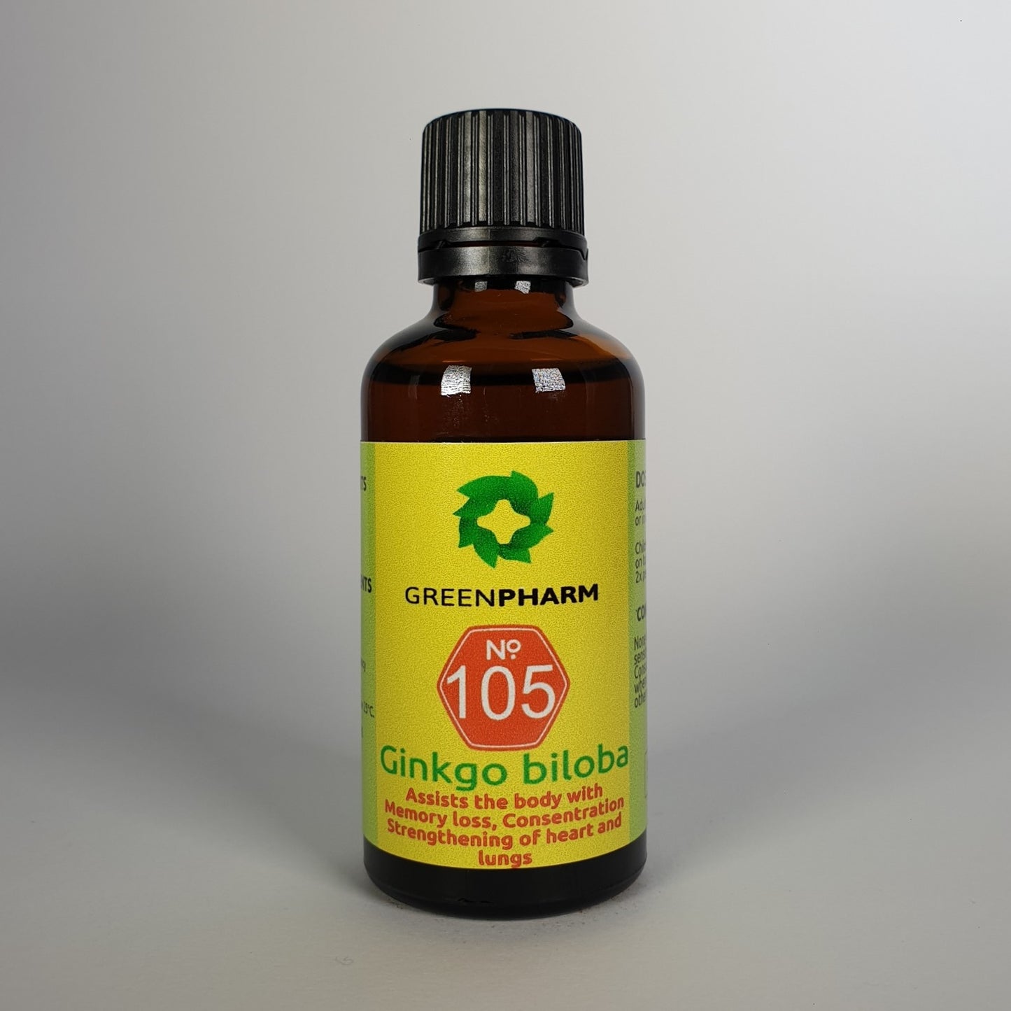 GREEN PHARM - Ginkgo Biloba No105 - 50ml | One Life Health