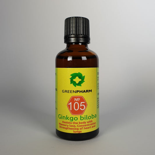 GREEN PHARM - Ginkgo Biloba No105 - 50ml | One Life Health