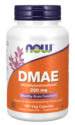 NOW® - DMAE 250 mg - 100 Veg Capsules