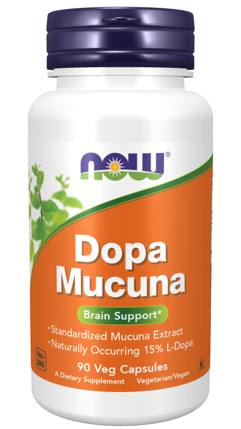 NOW® - Dopa Mucuna - 90 Veg Capsules | One Life Health