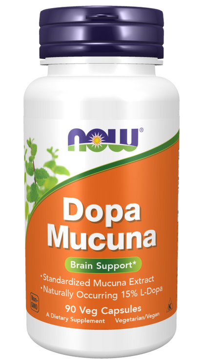 NOW® - Dopa Mucuna - 90 Veg Capsules | One Life Health
