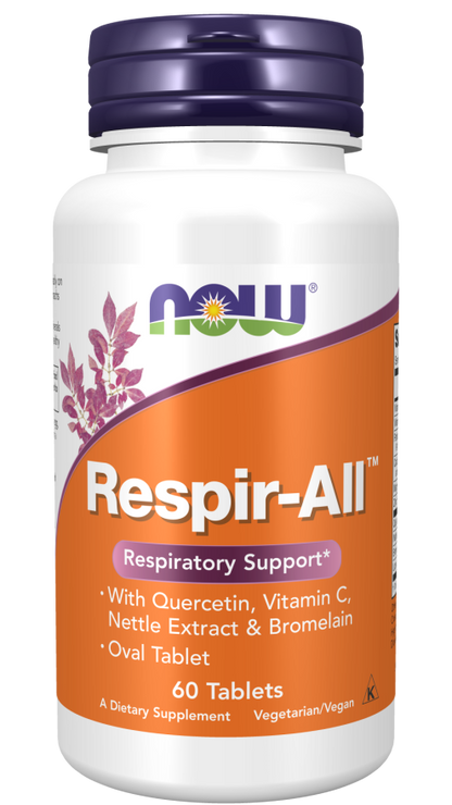 NOW® - Respir-All™ - 60 Tablets | One Life Health