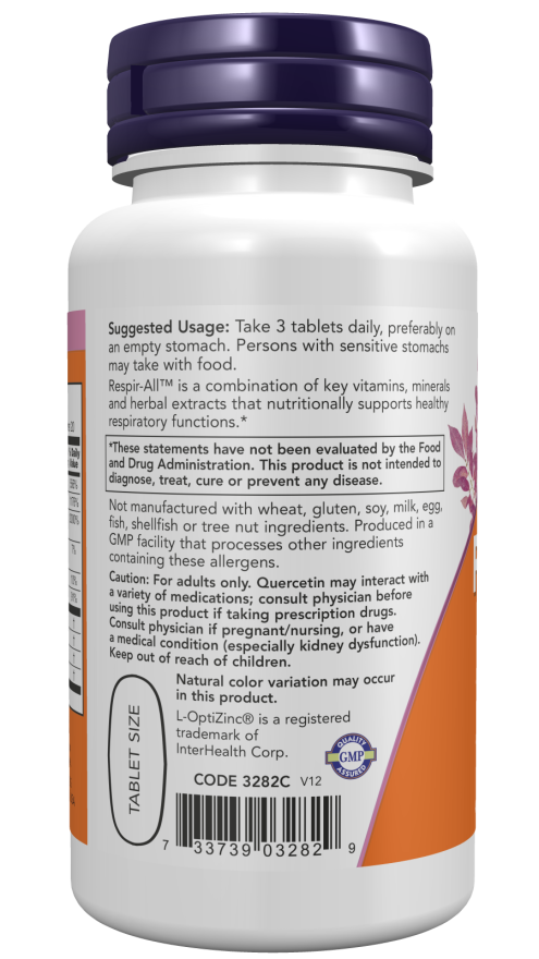 NOW® - Respir-All™ - 60 Tablets | One Life Health