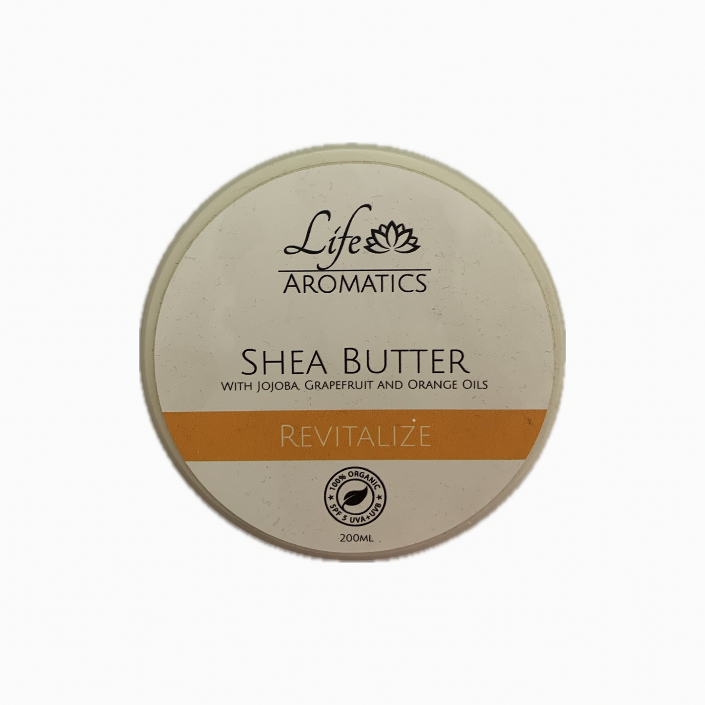 LIFE AROMATICS - Revitalize Shea Butter with Orange & Grapefruit Oil - 200ml | One Life Health