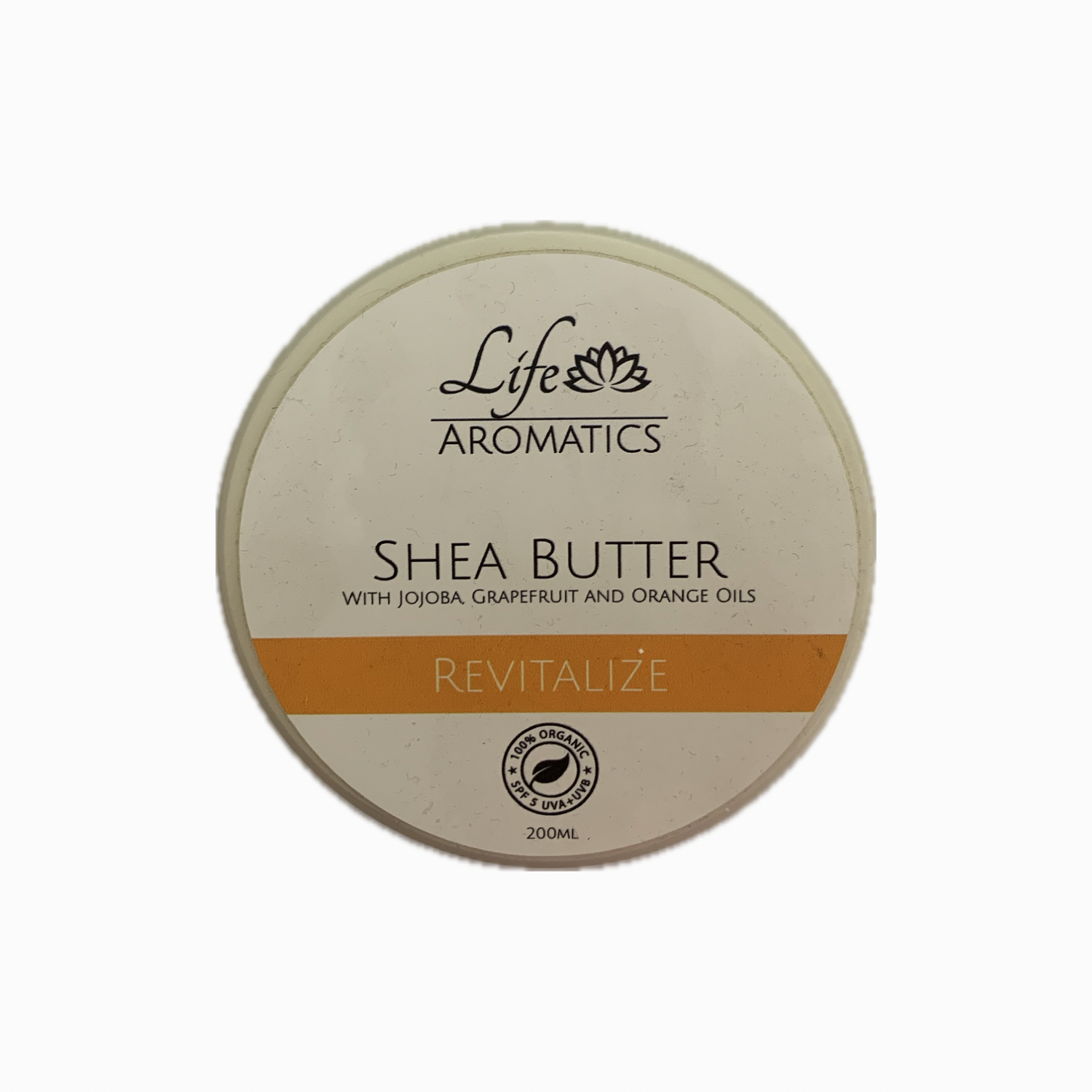 LIFE AROMATICS - Revitalize Shea Butter with Orange & Grapefruit Oil - 200ml | One Life Health