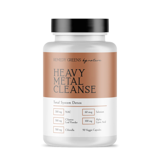 REMEDY GREENS - Heavy Metal Detox - 90 Veg Capsules