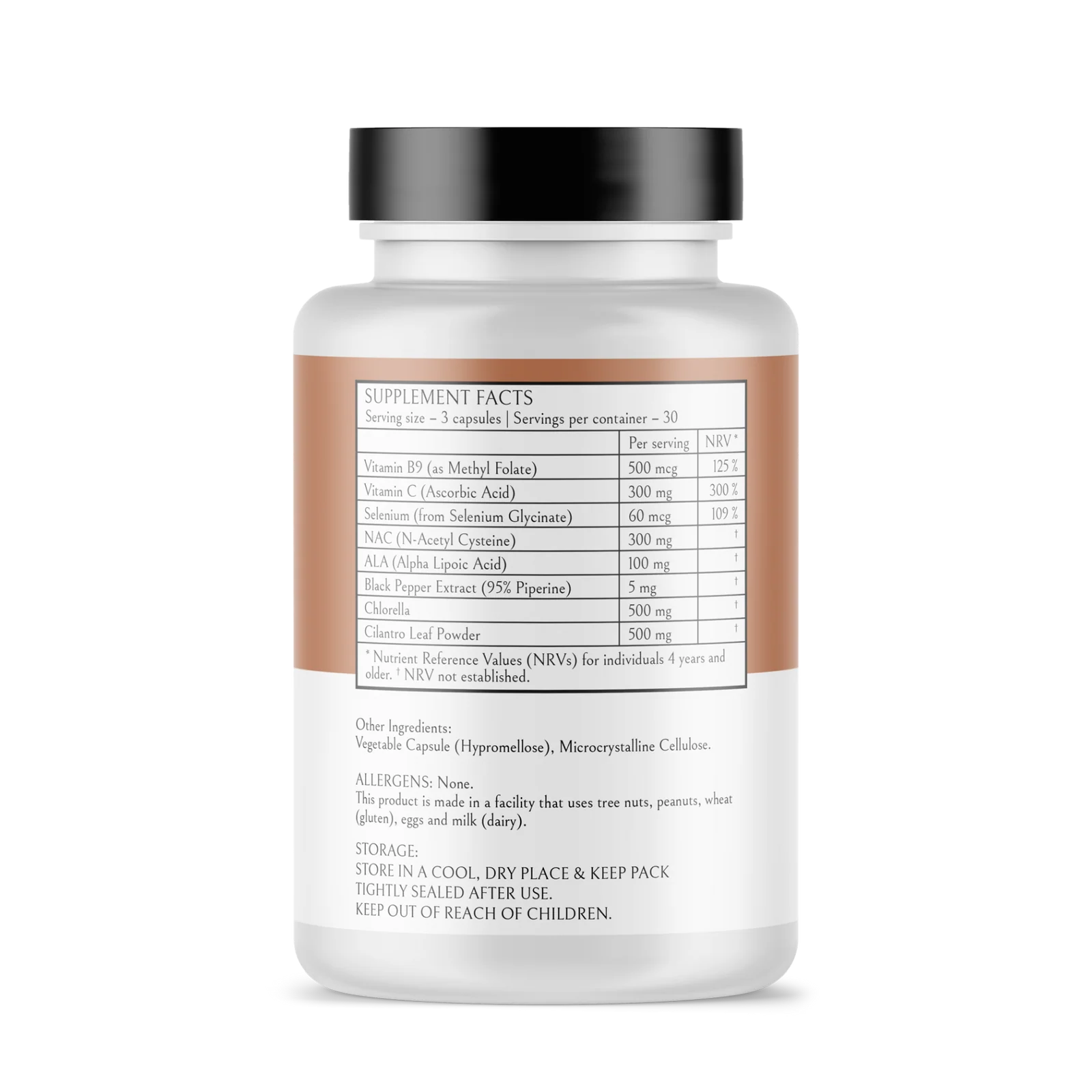 REMEDY GREENS - Heavy Metal Detox - 90 Veg Capsules