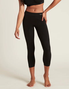 BOODY - Ladies Black 3/4 Length Leggings - L