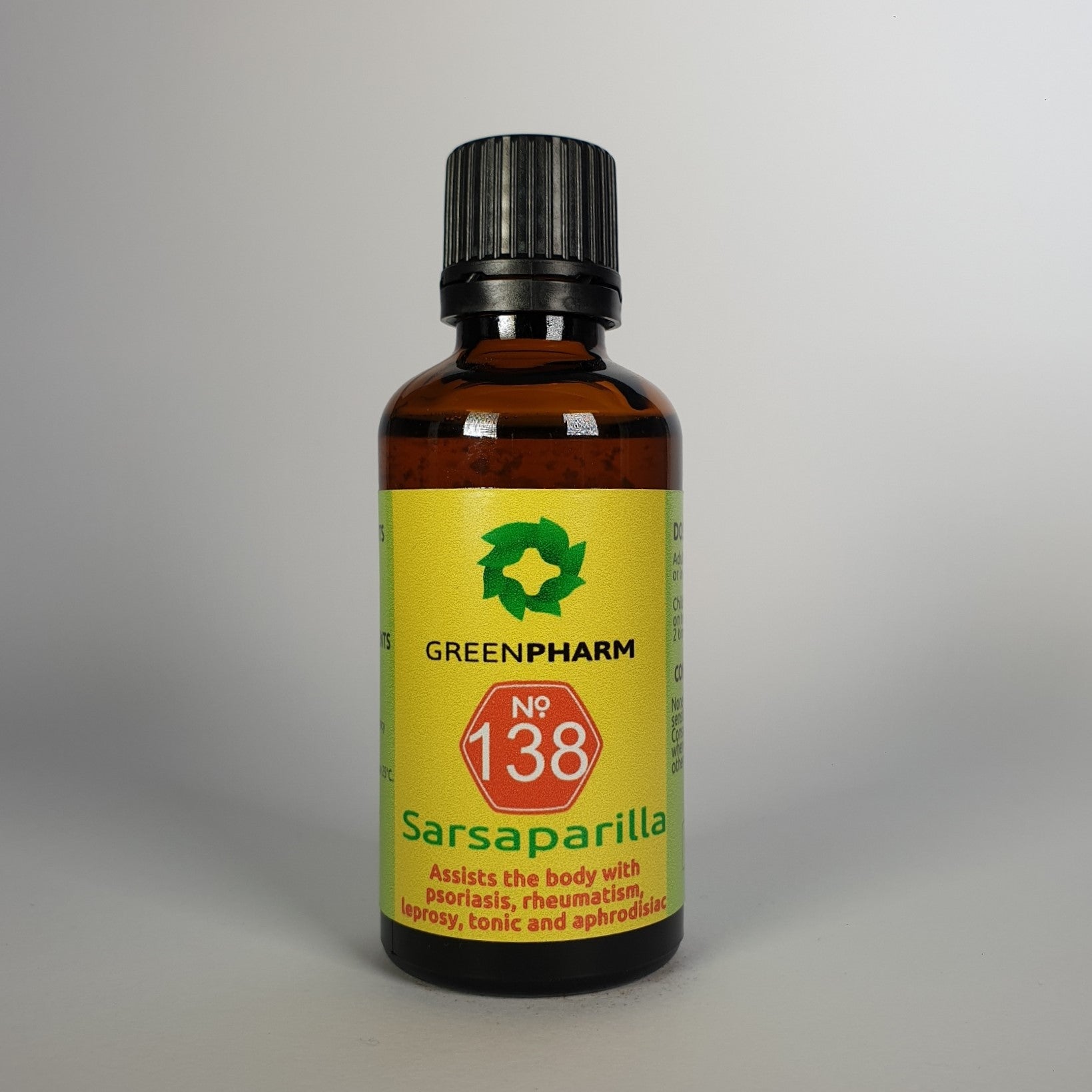 GREEN PHARM - Sarasaparilla No138 - 50ml | One Life Health