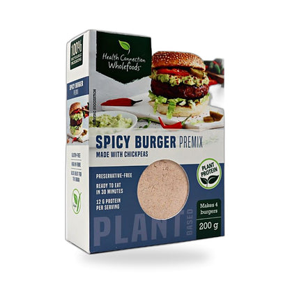 Health Connection Wholefoods - Spicy Burger Premix - 200G