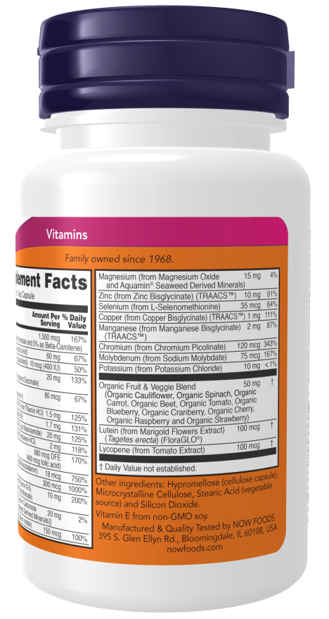 NOW® - Daily Vits™ - 30 Veg Capsules | One Life Health