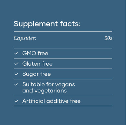 TERRANOVA - Digestive Enzyme Complex - 50 Capsules | One Life Health