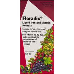 FLORADIX - Iron Tonic - 500ml