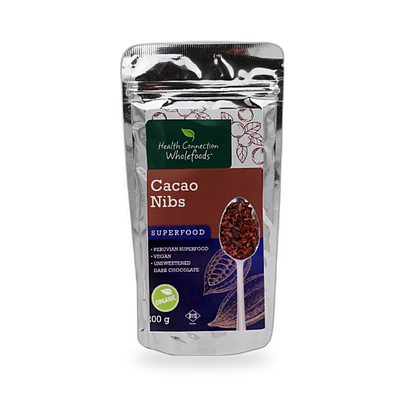 Health Connection Wholefoods - Organic Cacao Nibs - 200G