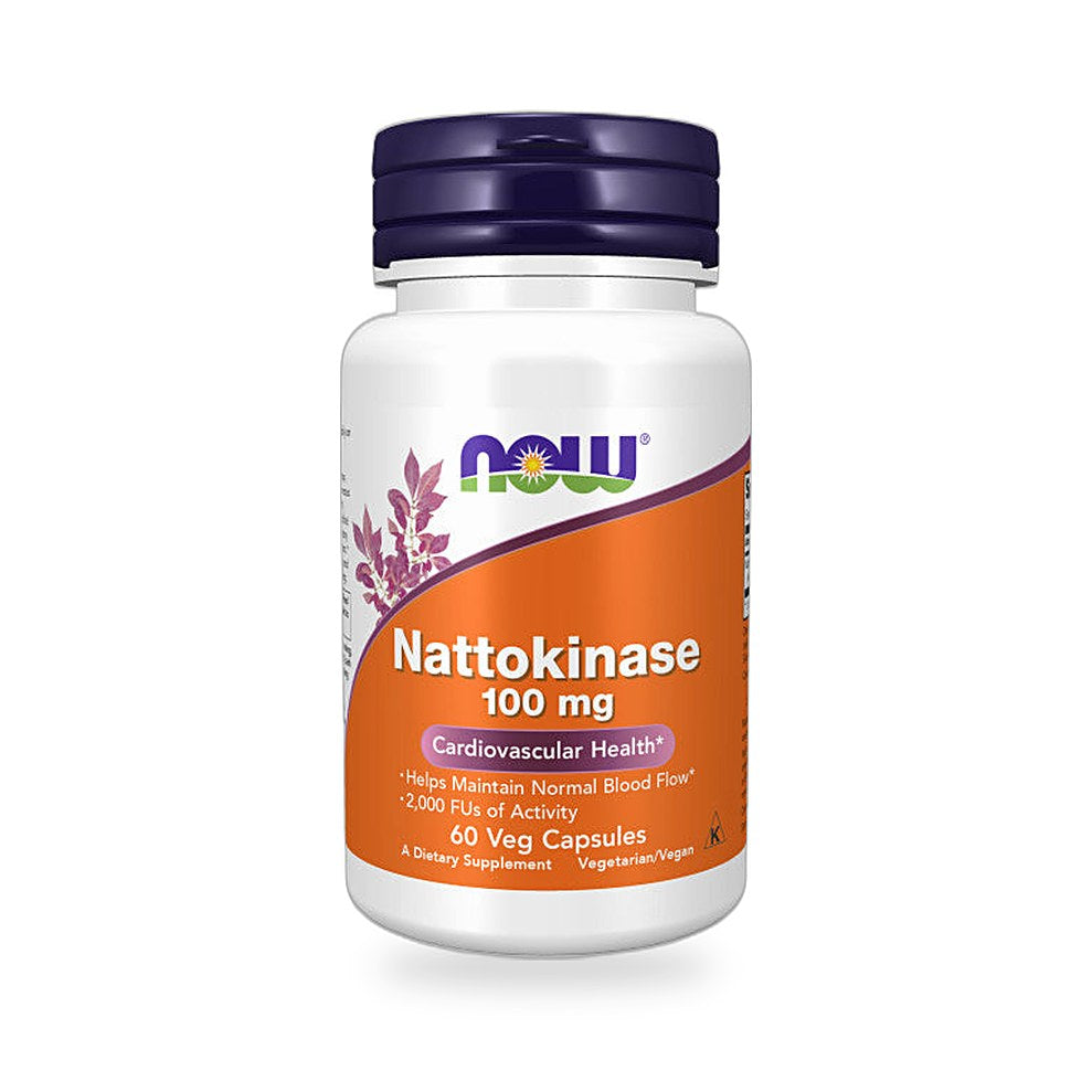 Now® - Nattokinase 100 Mg - 60 Veg Capsules